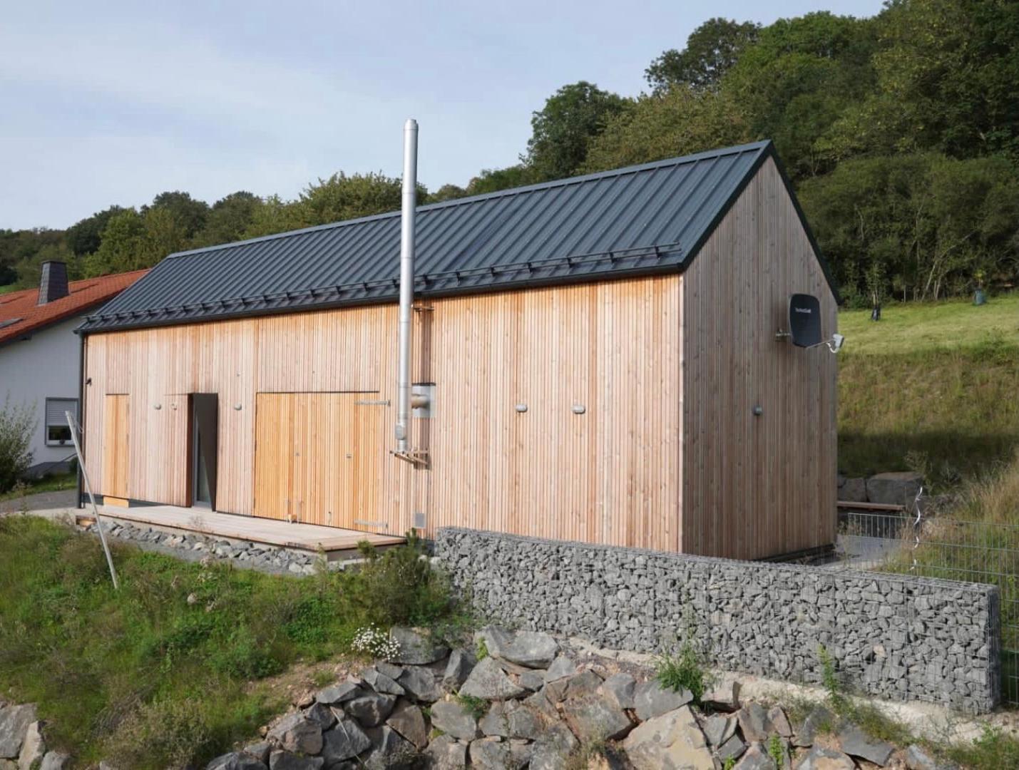 Eifelhausaufzeit-Vulkaneifel-Architekten-Chalet Mit Sauna Im Vulkankrater Immerath Εξωτερικό φωτογραφία